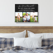 Erinnerungsfoto Collage Gone aus dieser Welt Leinwanddruck (Insitu (Schlafzimmer))