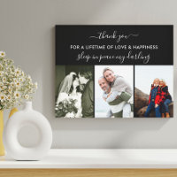 Erinnerungsfoto Collage Sleep in Peace Black