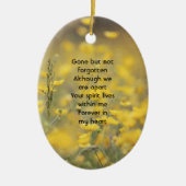 Erinnerungsfoto Scheunen-Eule Vogel Keramik Ornament (Vorne)