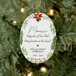 Erinnerungsgedächtnis ist ein Foto für die Pflege  Keramik Ornament