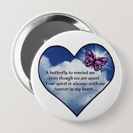 Erinnerungsgedicht Button (Vorne & Hinten)