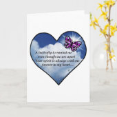 Erinnerungsgedicht Karte (Gelbe Blume)