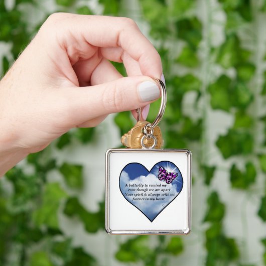 Erinnerungsgedicht Schlüsselanhänger (Hand)