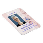 Erinnerungsgeschenk Andenken Blaue Vogel Garten Magnet (Rechte Seite)