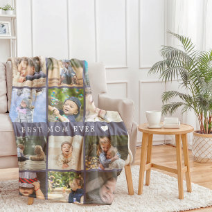 Erinnerungsgeschenk Beste Mama Aller Zeiten Foto-C Fleecedecke