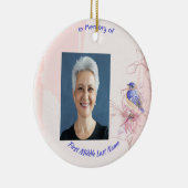 Erinnerungsgeschenk Blauevogelgarten Keramik Ornament (Rechts)