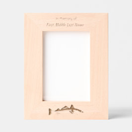 Erinnerungsgeschenk für gewerbliche Fischer Geätzte Rahmen