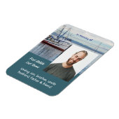 Erinnerungsgeschenk für gewerbliche Fischer Magnet (Linke Seite)
