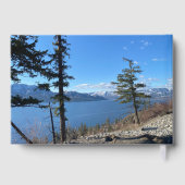 Erinnerungsgeschenk Lake Forest Bäume Gästebuch (Rückseite)