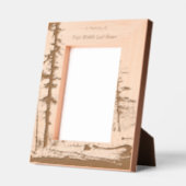 Erinnerungsgeschenk Lake Forest Bäume Geätzte Rahmen (Links)