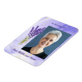 Erinnerungsgeschenk Lavendel-Garten-Blume Magnet (Linke Seite)