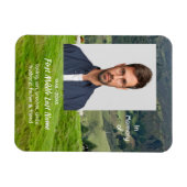 Erinnerungsgeschenk Rinderfarm Landschaft Magnet (Horizontal)
