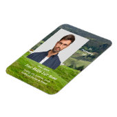 Erinnerungsgeschenk Rinderfarm Landschaft Magnet (Linke Seite)