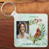Erinnerungsgeschenk Roter Kardinalvogel Schlüsselanhänger (Vorderseite)