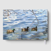 Erinnerungsgeschenk See Enten Vögel Gästebuch (Rückseite)