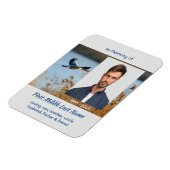 Erinnerungsgeschenk See Gänse Vögel Magnet (Linke Seite)