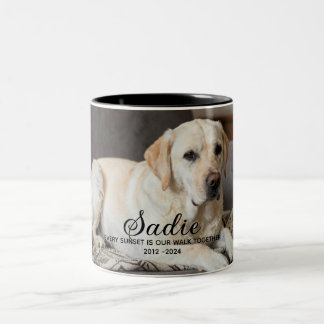 Erinnerungsgeschenke für Hunde Zweifarbige Tasse