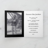 Erinnerungskarte: eleganter Davidsstern Karte (Innenseite)