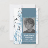 Erinnerungskarten: silhouscreen Vögel Einladung (Vorderseite)