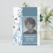 Erinnerungskarten: silhouscreen Vögel Einladung (Stehend Vorderseite)