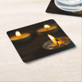 Erinnerungskerzen schön rechteckiger pappuntersetzer (angewinkelt)