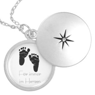 Erinnerungskette Sternenkinder Versilberte Kette