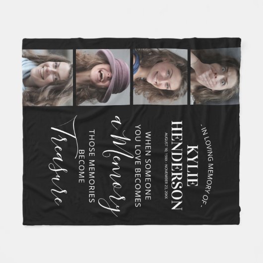 Erinnerungskollektion Fleecedecke (Vorderseite (Horizontal))
