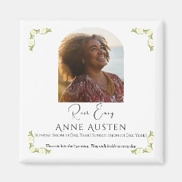 Erinnerungsmagnet – Personalisiertes Tribut-Andenk Magnet