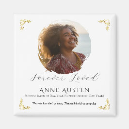 Erinnerungsmagnet – Personalisiertes Tribut-Andenk Magnet