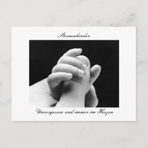 Erinnerungspostkarte Sternenkinder Postkarte