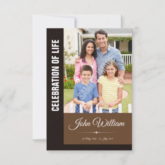 Erinnerungsprogramm-Karte Einladung (Vorderseite)