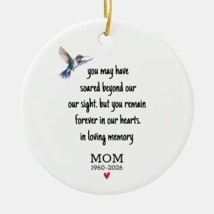 Erinnerungsschmuck, individuelles Geschenk für die Keramik Ornament