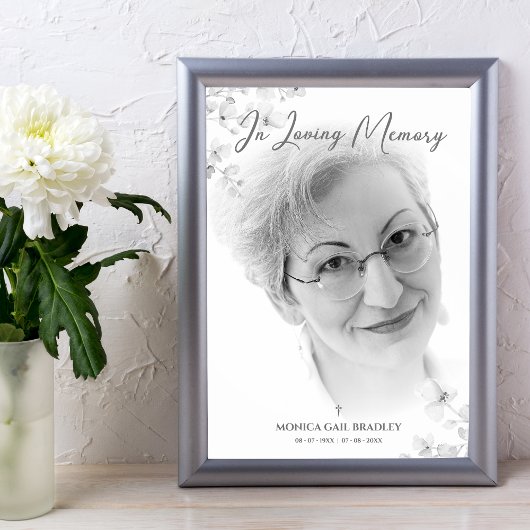 Erinnerungsservice für Schwarz-Weiß-Fotos Sehr gee Poster