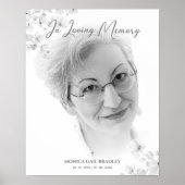 Erinnerungsservice für Schwarz-Weiß-Fotos Sehr gee Poster (Vorne)