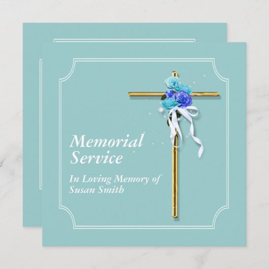 Erinnerungsspeicher für die Einladung (Vorne/Hinten)