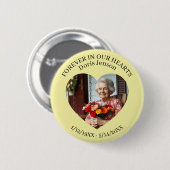 Erinnerungsstück für eine Gedenkfeier oder Totenwa Button (Vorne & Hinten)