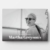 Erinnerungstabellendekorationen Fotoplatte (Vorderseite)