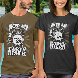 Erinnerungsuhr Retro Grunge Funny Quote Typografie T-Shirt