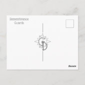 Erinnerungswache Postkarte (Rückseite)