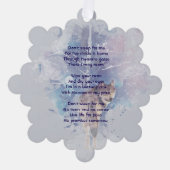 Erinnerungswolf Ornament Karte (Vorderseite)