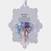 Erinnerungswolf Ornament Karte (Linke Ecke)