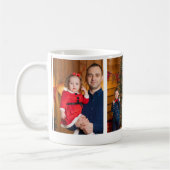 Erinnerungswürdige Weihnachts-Foto-Tasse Kaffeetasse (Links)