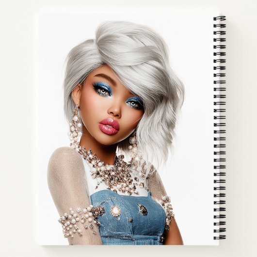 Eris Monei Editorial Portrait – Personalized Notizblock (Rückseite)