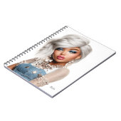 Eris Monei Editorial Portrait – personalized Notizblock (Linke Seite)