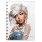 Eris Monei Editorial Portrait – personalized  Notizblock (Vorderseite)