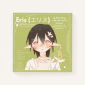  Eris Secret Character Dossier + Lore Sheet Notizblock (Vorderseite)