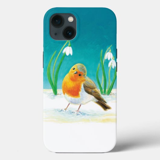 Erithacus rubecula Case-Mate iPhone hülle (Rückseite)