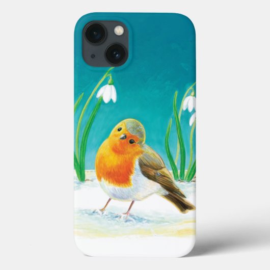 Erithacus rubecula Case-Mate iPhone hülle (Rückseite)