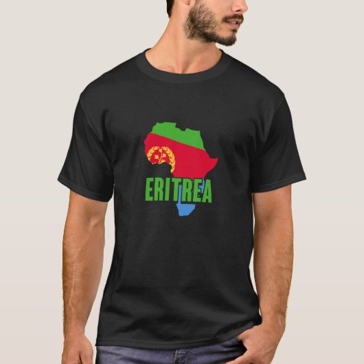 Eritrea African Pride and Heritage T-Shirt (Vorderseite)