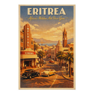 ERITREA – Afrikas verstecktes Art Deco-Juwel Poster